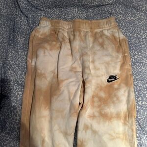 Nike Tan Tie-Dye Sweatpants